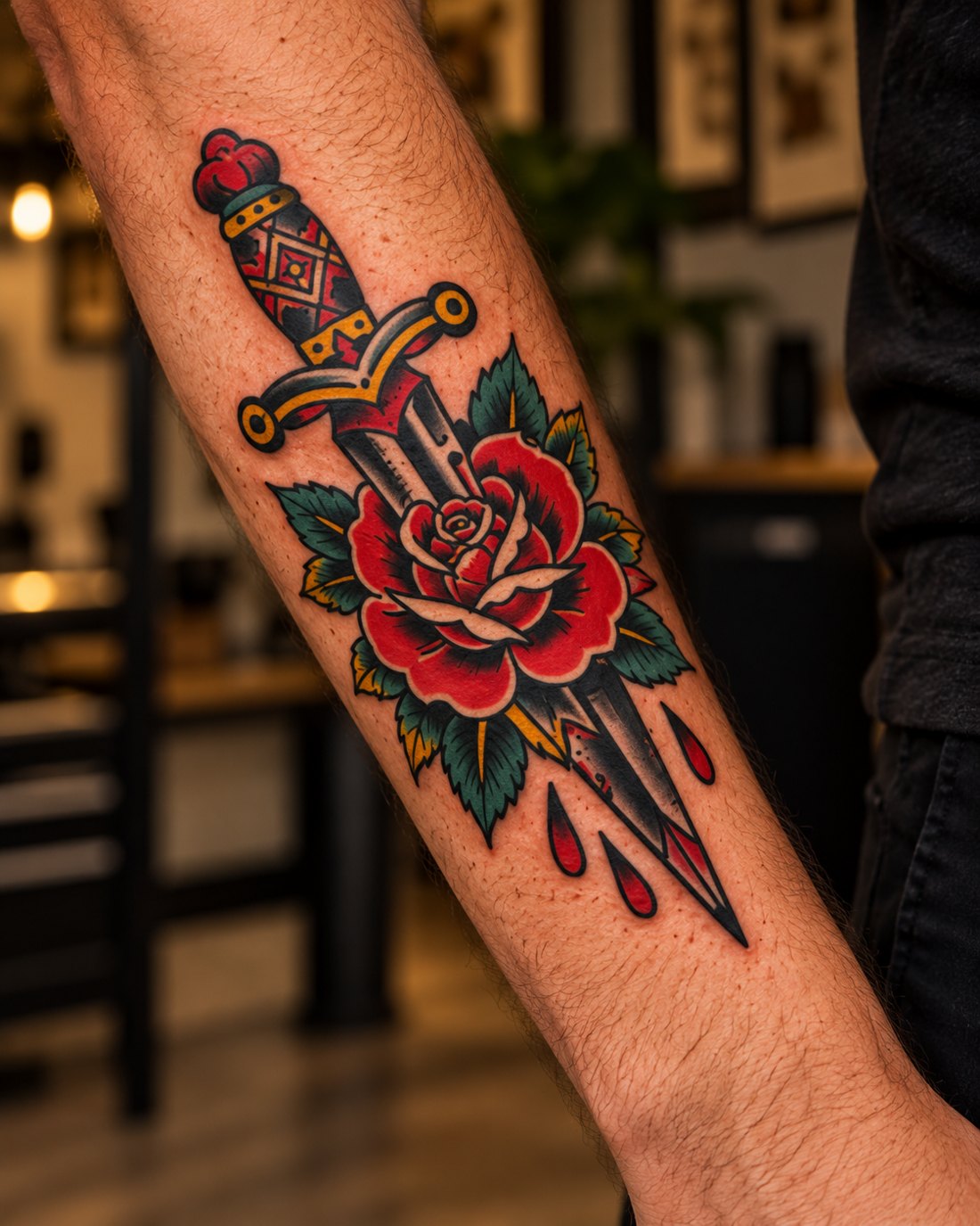 Dagger and Rose